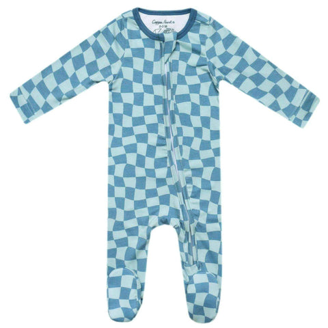 Zip-up Footie Pajamas in Miles
