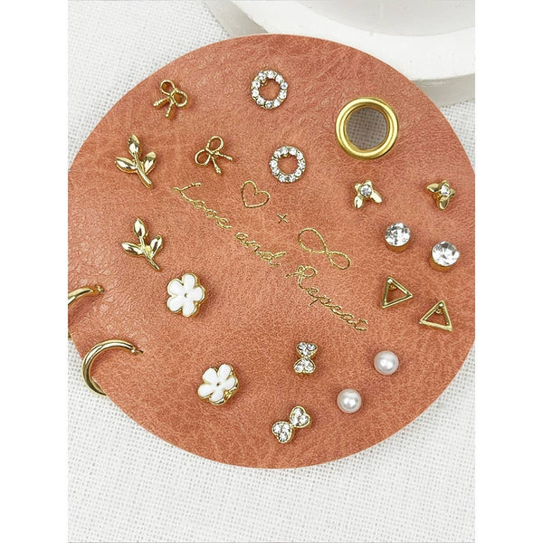 Minimalist Everyday Earrings: GOLD / ONE(6) - Lulu Bella Boutique