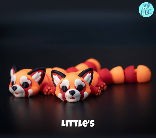 Tiny Baby Red Panda Articulating Fidget, 3D Printed: Baby - Lulu Bella Boutique