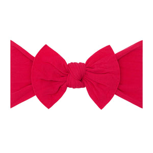 Baby Bling® The Original Knot soft nylon headband: Cranberry - Lulu Bella Boutique