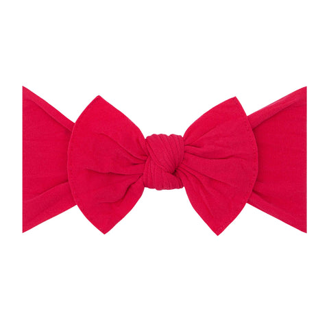 Baby Bling® The Original Knot soft nylon headband: Cranberry - Lulu Bella Boutique