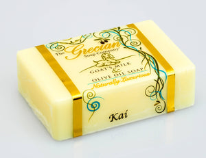 Goat's Milk & Olive Oil Handcrafted Natural Beauty Bar Soap: Kai