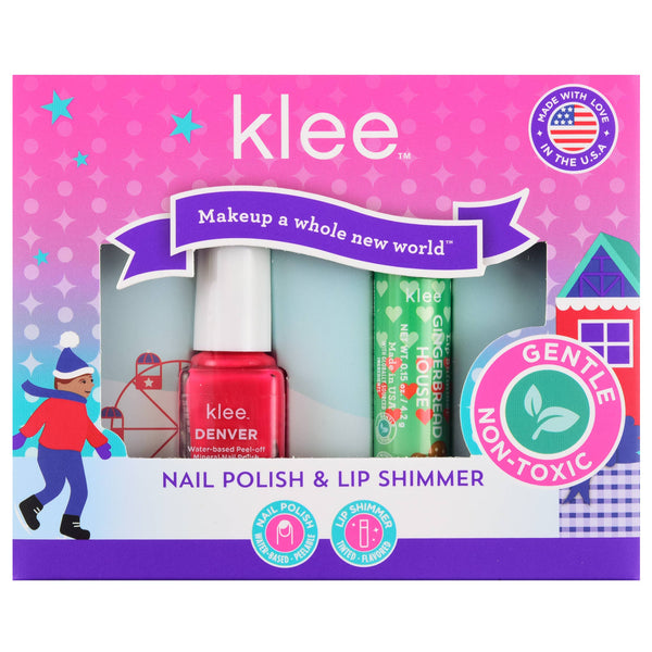 Elves' Magic - Water-Based Nail Polish and Lip Shimmer Set: Angels' Halos