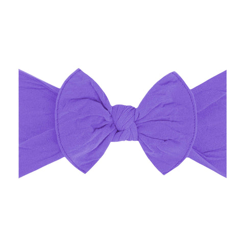 Baby Bling® The Original Knot soft nylon headband: Neon purple - Lulu Bella Boutique