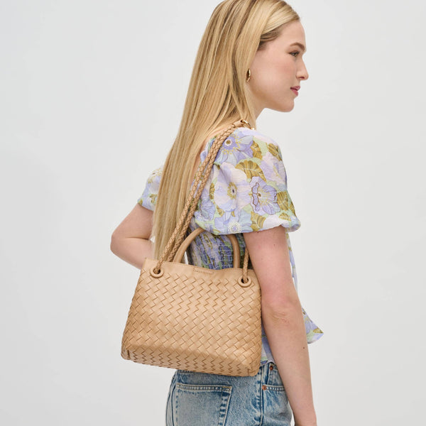Blakely Woven Crossbody: Ivory - Lulu Bella Boutique