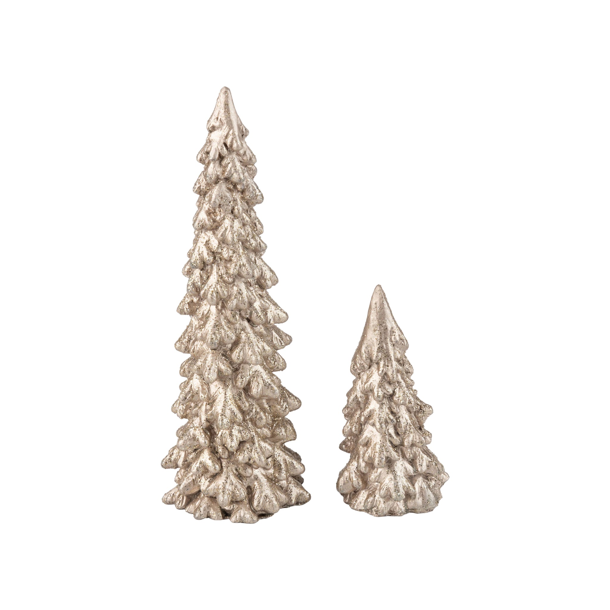 Set of 2 Resin Trees