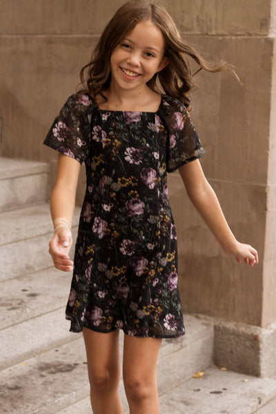 Teen Blakely Dress in Belladonna Bloom