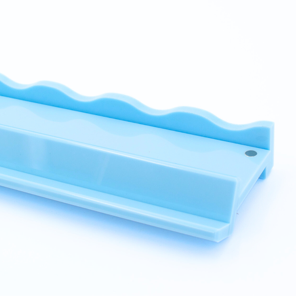 MAHJONG RACK PUSHER ADD ON-MAGNETIC | Premium Acrylic Set(4): Transparent-Wavy-Pink