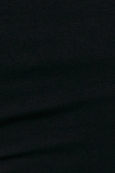 DOUBLE LINED SHORT SLEEVE BABY TEE: Black / XS - Lulu Bella Boutique