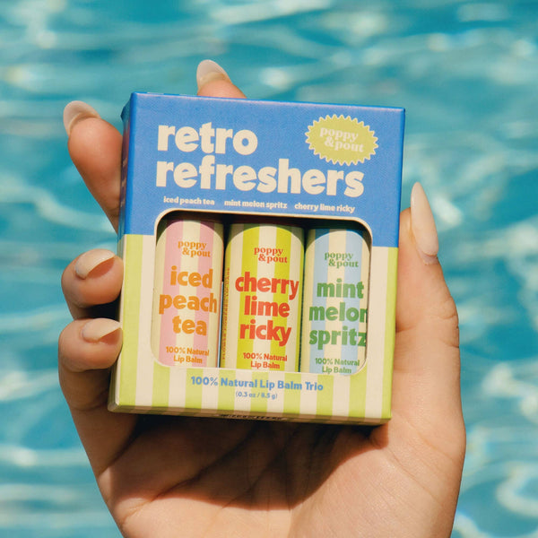 Retro Refreshers Lip Balm Trio Gift Set - Lulu Bella Boutique