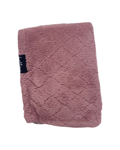 Microfiber Towel Twist: Mauve