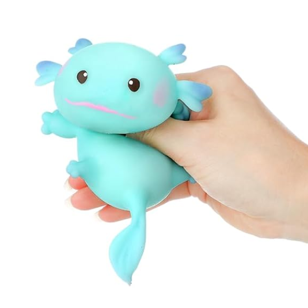 Marshmallow Axolotl Squishy Ball