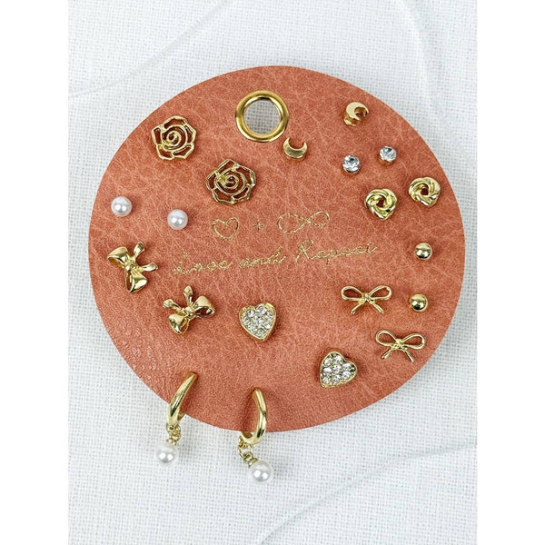 Shine All Day Minimal Earrings: GOLD / ONE(6) - Lulu Bella Boutique