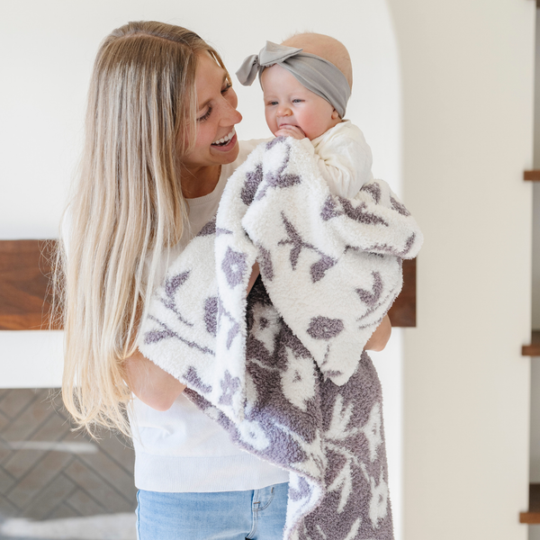 DOUBLE-LAYER BAMBONI® RECEIVING BLANKETS: Petal Double Layer