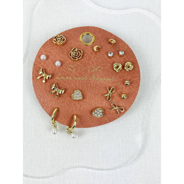 Shine All Day Minimal Earrings: GOLD / ONE(6) - Lulu Bella Boutique