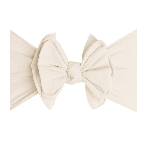 Baby Bling® FAB-BOW-LOUS® soft nylon bow headband: Rose quartz - Lulu Bella Boutique