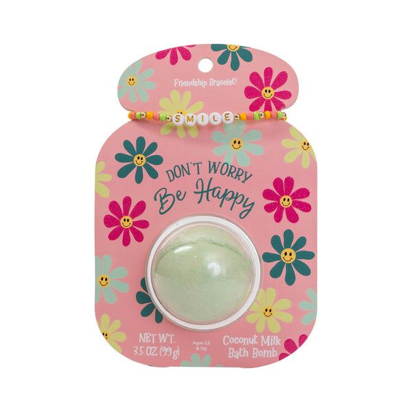 Friendship Bracelet Bath Bomb - Be Happy | Forever Young Collection - Lulu Bella Boutique