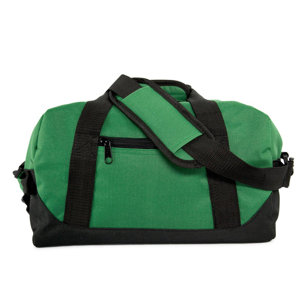 DALIX 14" Small Duffle Bag Two Toned Gym Travel Bag: Blue - Lulu Bella Boutique