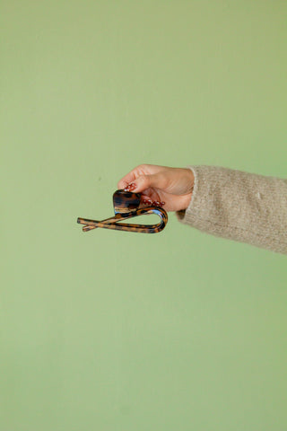 Wishbone Tortoise Claw Clip - Lulu Bella Boutique