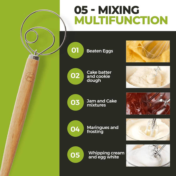 LHU - Premium Original Danish Dutch Whisk - Lulu Bella Boutique
