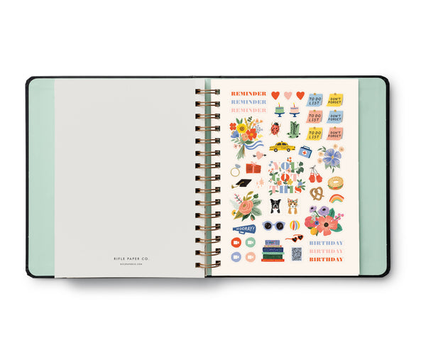 2024 Flores 17-Month Covered Planner