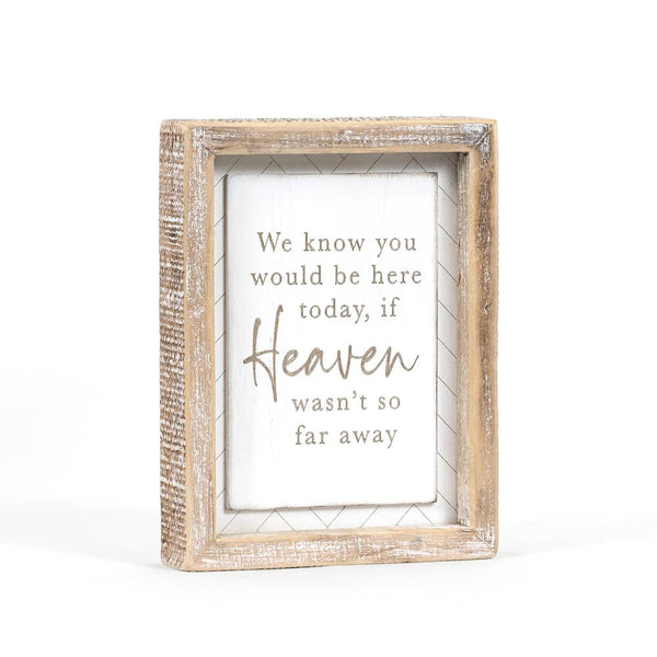 11864 - 6x8 sign (HEAVEN) Sympathy Bereavement Gifts