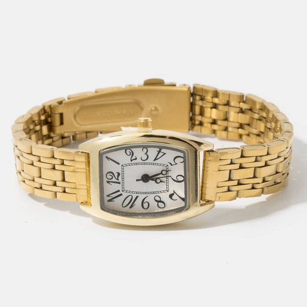 Numbered Rectangle Face Watch: GWH - Lulu Bella Boutique