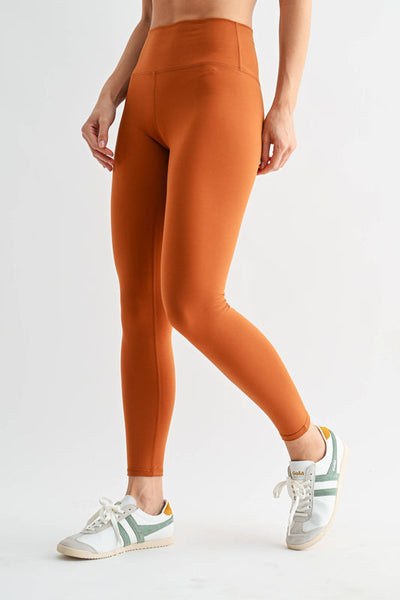 Softwash Relaxed Crewneck Long Sleeve Set with Leggings: ALMOND - Lulu Bella Boutique