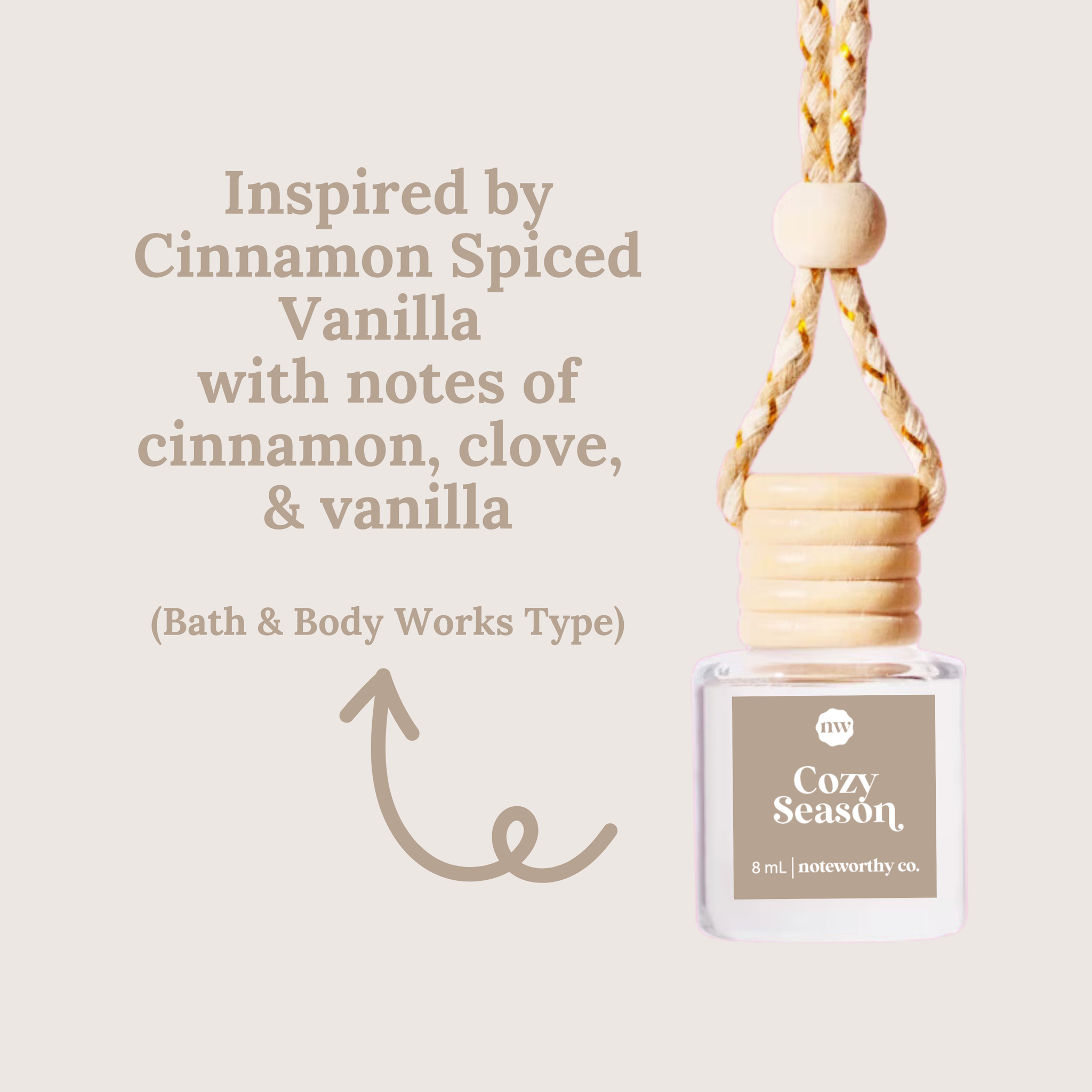 Car Diffusers | NEW Fall + Halloween Scents: Individual Mylar Bag / Cozy Season