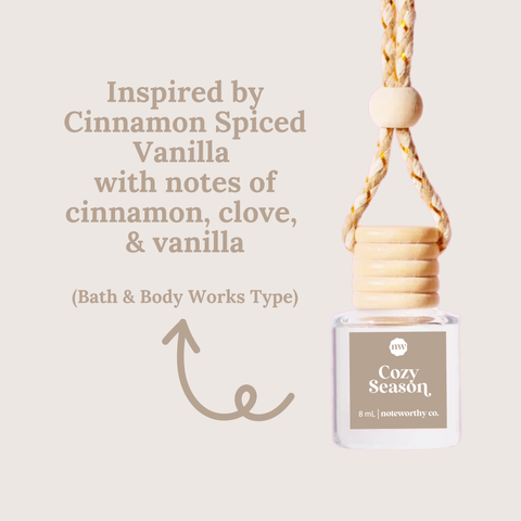 Car Diffusers | NEW Fall + Halloween Scents: Individual Mylar Bag / Cozy Season