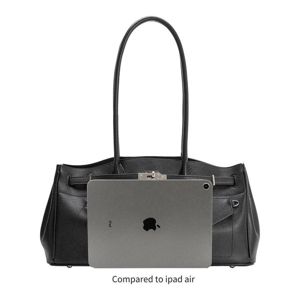 Rocky Black Recycled Vegan Lthr Shoulder Bag Pre-Order 3/30 - Lulu Bella Boutique