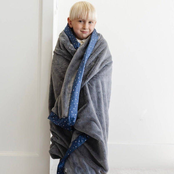 SATIN BORDER TODDLER BLANKETS: Daisy