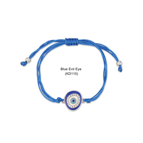 Kids Corded & Colorful Bracelets | Tie + Stretch: Pink Clay & Rose Quartz Rock Chip (KD107) - Lulu Bella Boutique