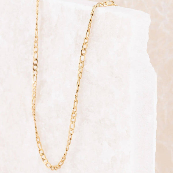 14K Gold Filled Plus™ Figaro Chain Necklace: 18” / 3mm