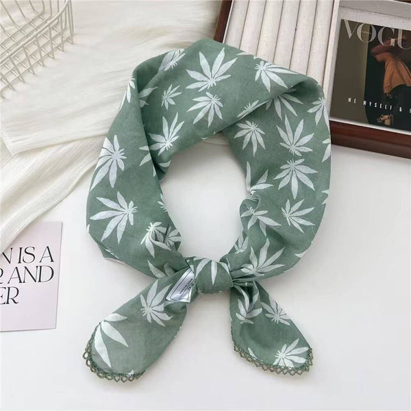 Chic Versatile Vintage Printed Square Scarf - Lulu Bella Boutique