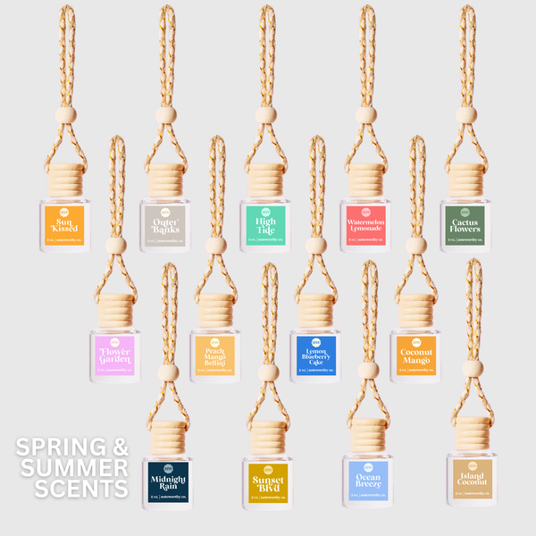 Car Diffusers | Spring & Summer Scents: Sun-Kissed / Individual Mylar Bag