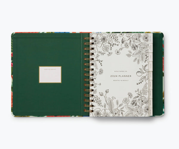 2024 Garden Party 17-Month Covered Planner