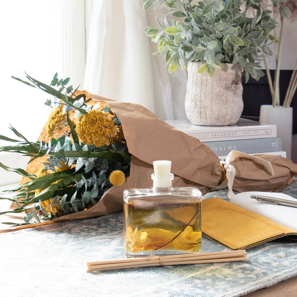 Lemon Zest and Thyme Botanical Reed Diffuser - Lulu Bella Boutique