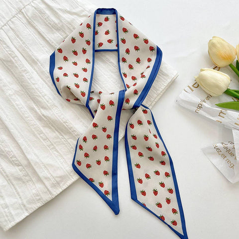 FRESH STRIPED LONG TIED SCARF_CWASC0705: TYPE2 / (OS) 5 - Lulu Bella Boutique