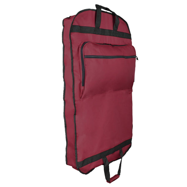 DALIX 39" Garment Bag Cover for Suits and Dresses w Pockets: Pink - Lulu Bella Boutique