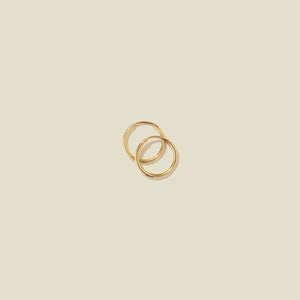 Live In Hoop Earrings: Gold Filled / 20mm