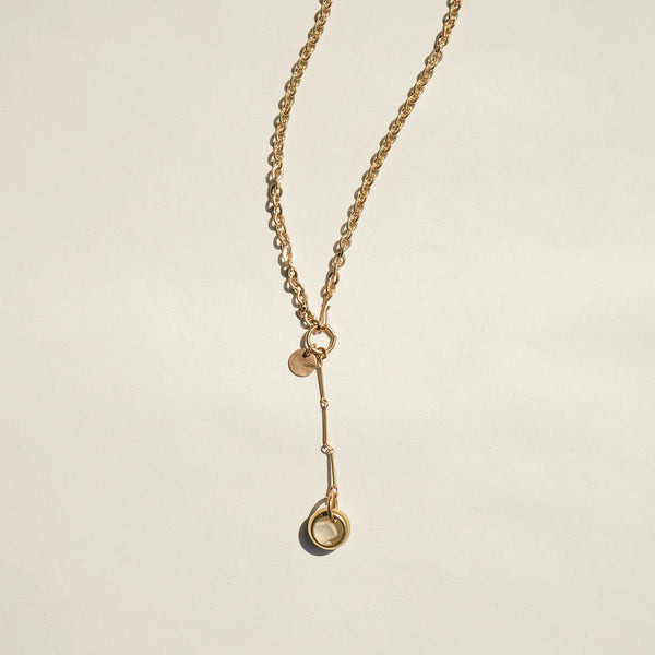 Amalfi Necklace in Brass
