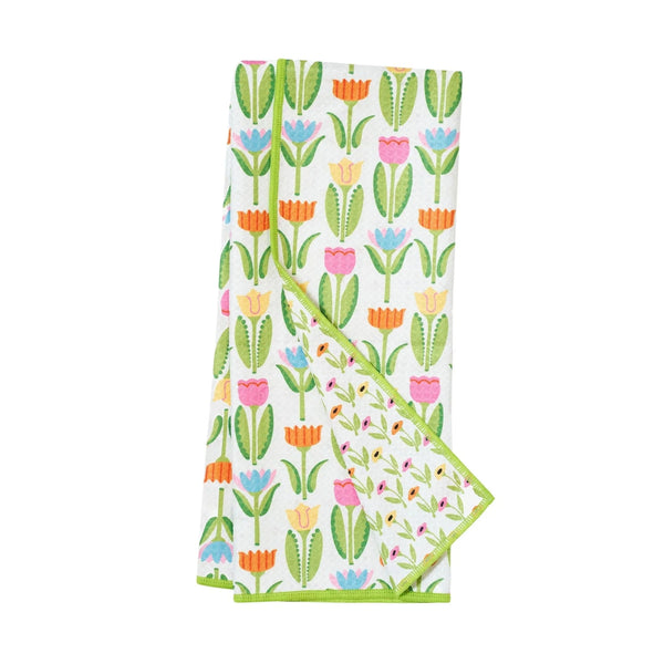 Anywhere Towel Reversible - Mary Engelbreit Tulips - Lulu Bella Boutique