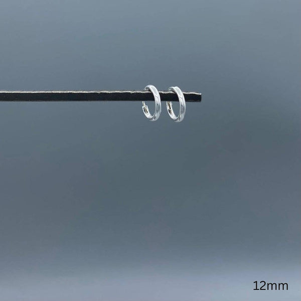 2mm Sterling Silver Endless Hoops: 16mm - Lulu Bella Boutique