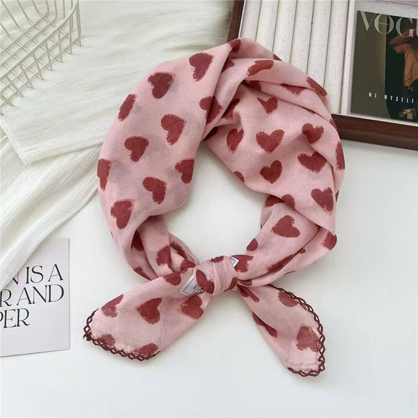 Chic Versatile Vintage Printed Square Scarf - Lulu Bella Boutique