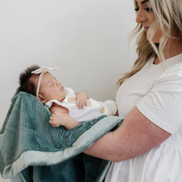 LUSH RECEIVING BLANKETS: Natural