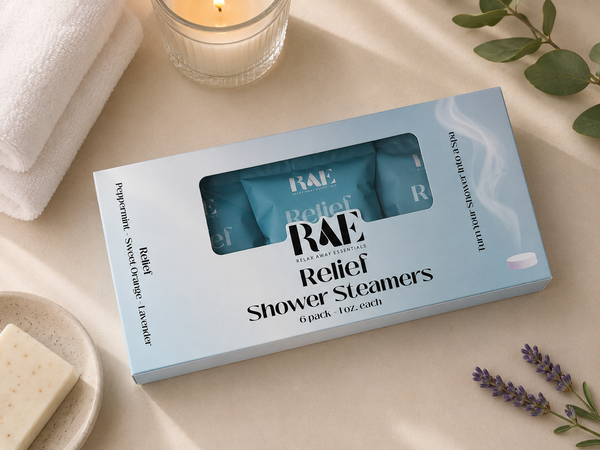 Relief Shower Steamers 6 Pack - Made in USA - Aromatherapy 
