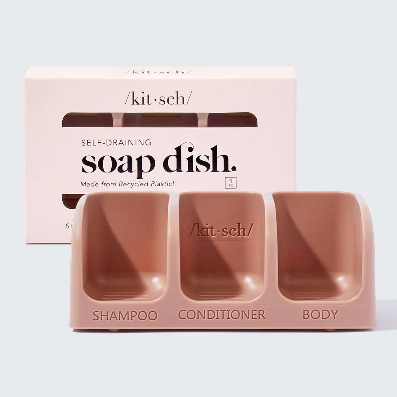 Self-draining Soap Dish - Terracotta - Lulu Bella Boutique