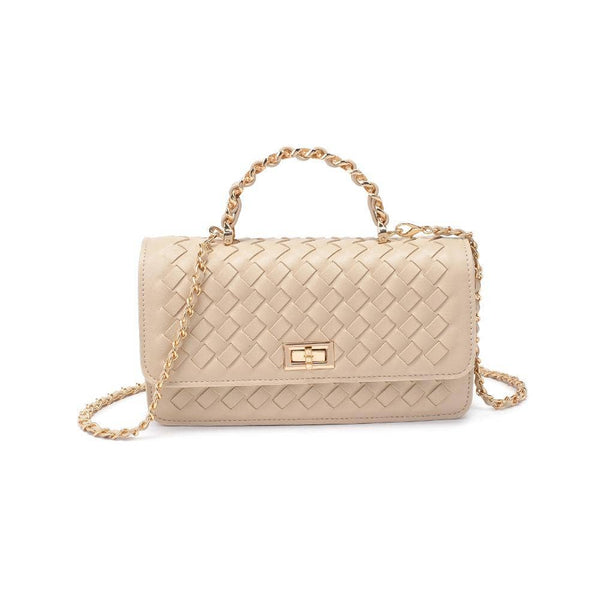 Lulu Woven Crossbody: Natural - Lulu Bella Boutique