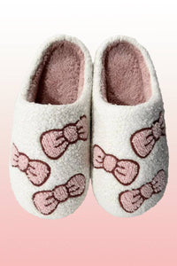 New Novelty Slippers: All over bows / XL